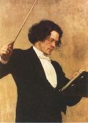 Ilya Repin Portrait of Anton Rubinstein oil painting reproduction